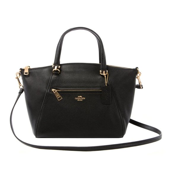 COACH Pebbled Prairie Satchel - Picture 1 of 2